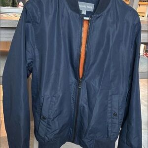 Michael Kors Navy Jacket with Orange Lining